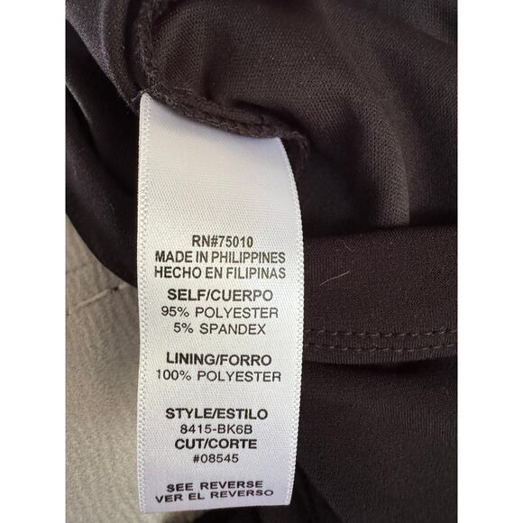 Jodi Kristopher Black Bodycon Dress Women’sSize 1 Small Long Sleeve Stretch Mini - Picture 8 of 8